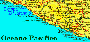 Zihuatanejo e Ixtapa en Guerrero en la costa suroeste de México